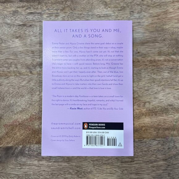 5/$20 NEW The Prom: A Novel Based on the Hit Broadway Musical by S Mitchell - Picture 2 of 3